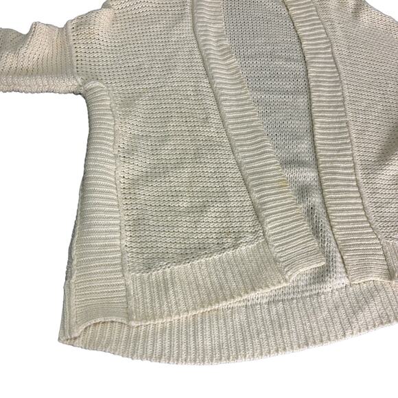 NYDJ Open Front Cardi Womens XSmall Cream Classic Capsule Wardrobe Staple Career - Picture 4 of 7